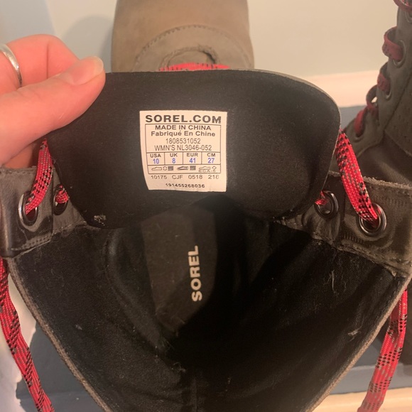 Sorel Women's Lexie Wedge boot, size 10, color Grey - Picture 6 of 7